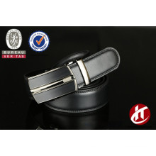 Ceinture en cuir compensé BSCI matt silver pour homme